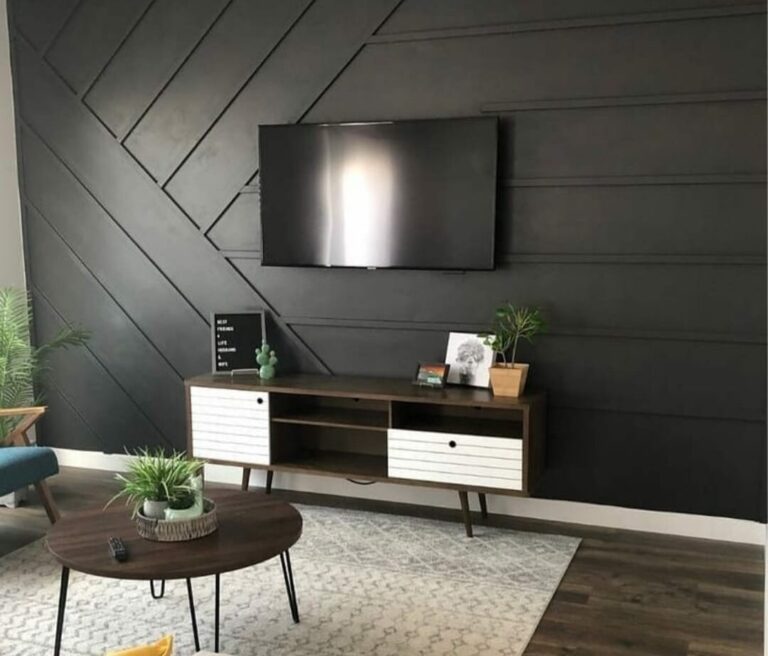 Modern geometrik duvar paneli